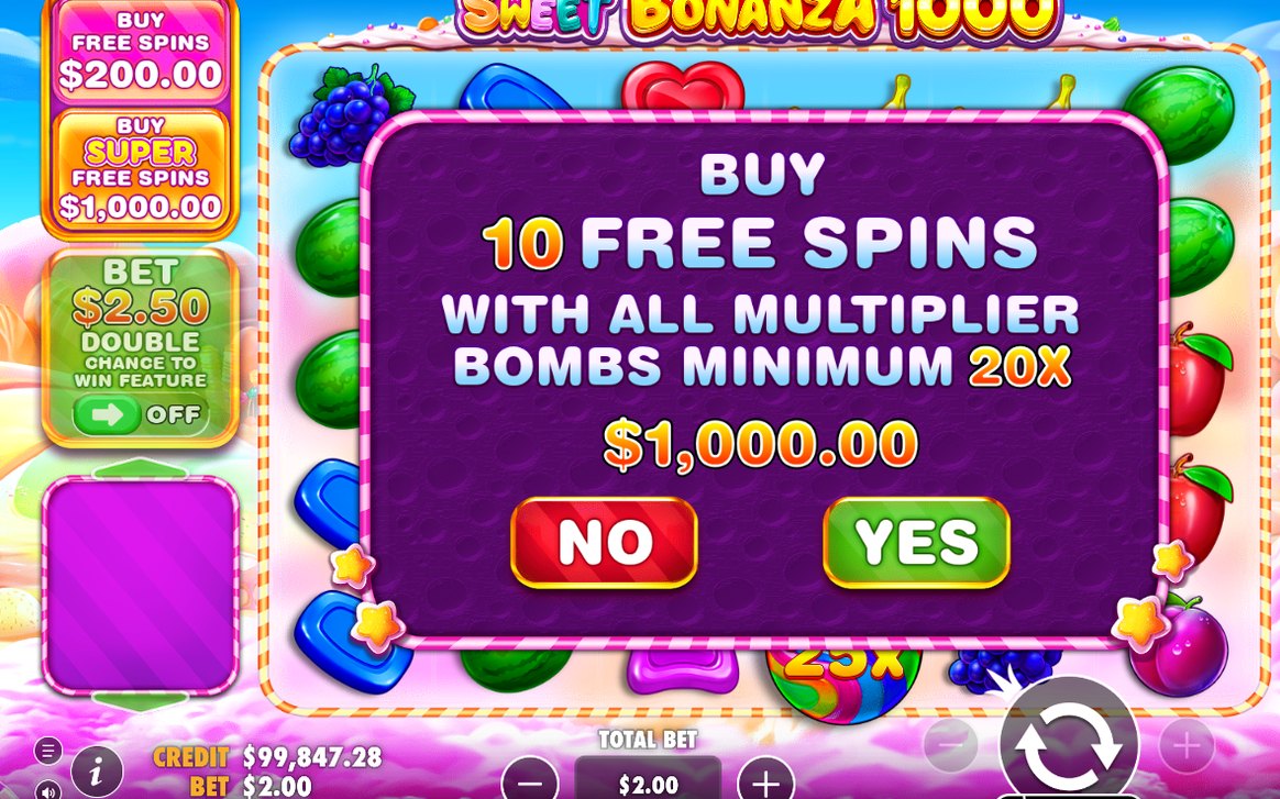 Free Spins grid with Scatter symbols for a retrigger